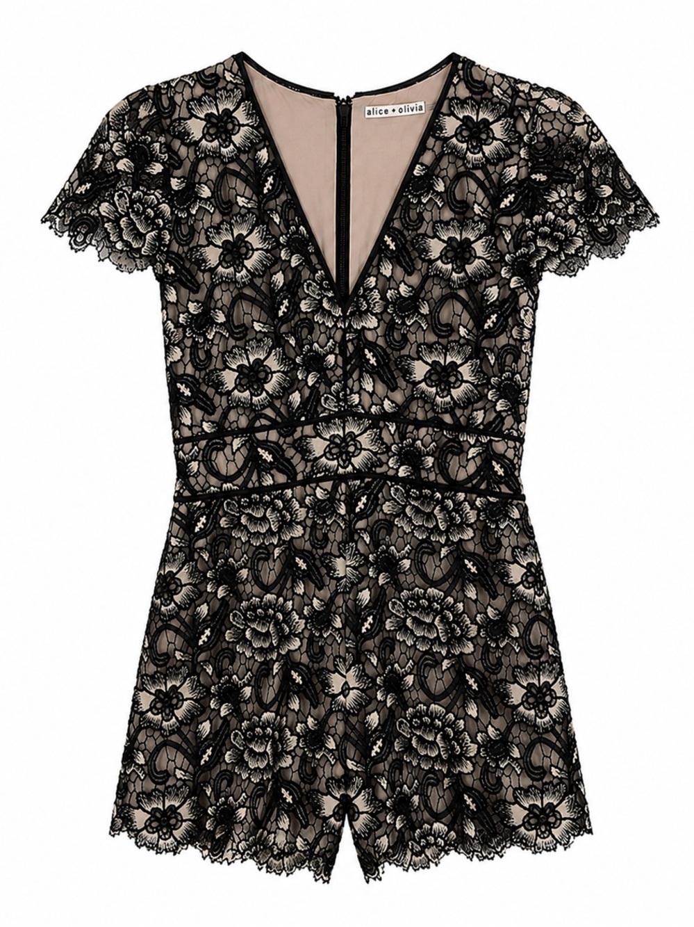 Alice + Olivia Tinsley Romper - Size 8